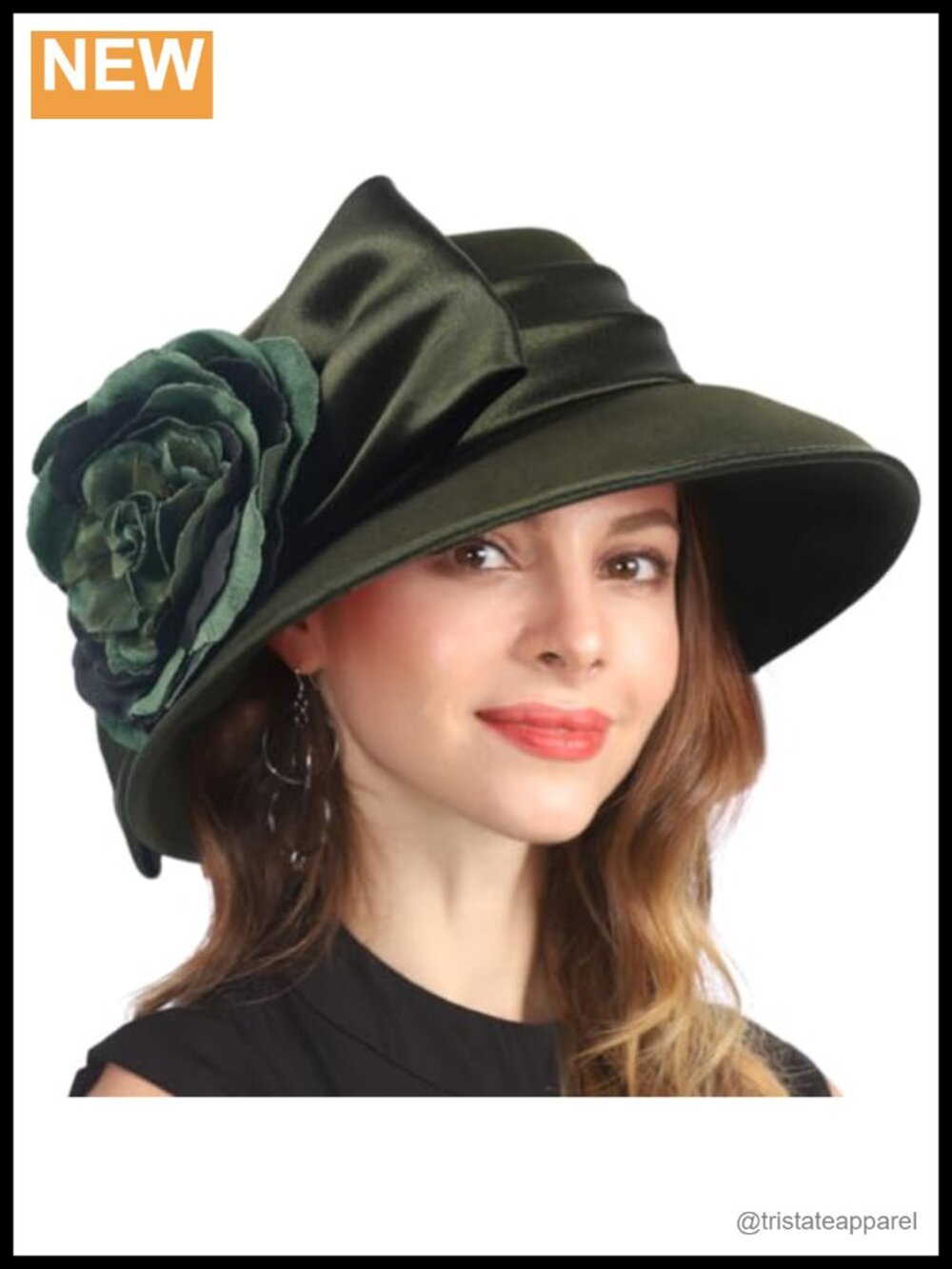 100% Wool Felt Winter Hat Vintage Cloche Church Party Dress